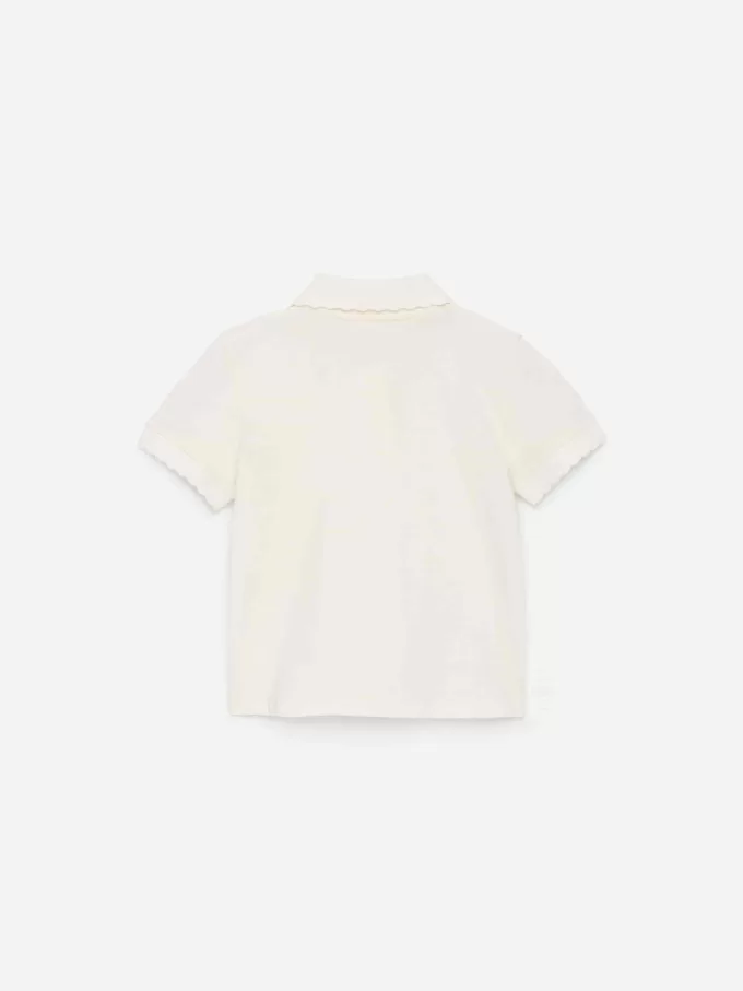 Poloshirt mit Muschelkante