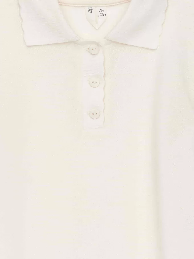 Poloshirt mit Muschelkante