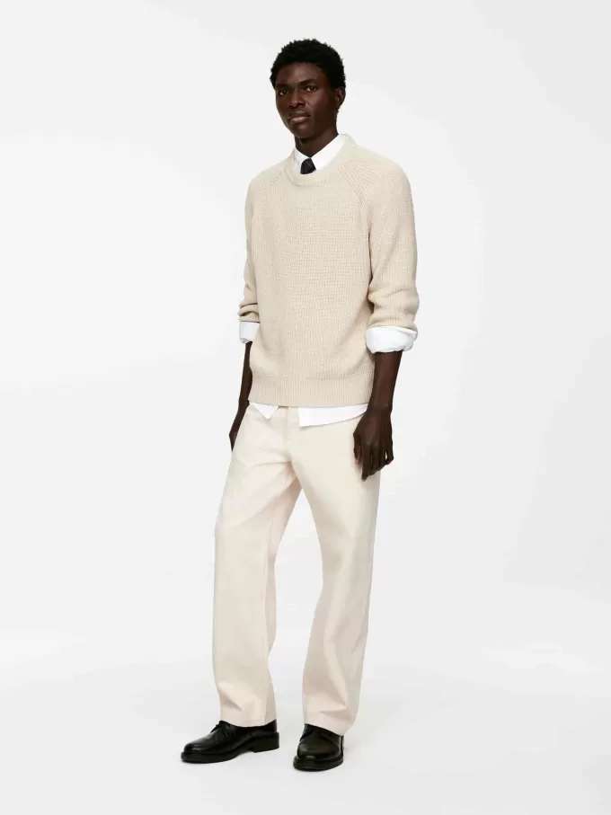 Pullover aus Leinen-Baumwolle Pullover aus Leinen-Baumwolle