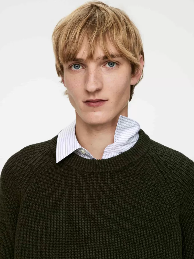 Pullover aus Leinen-Baumwolle Pullover aus Leinen-Baumwolle