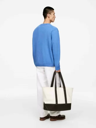 Pullover aus Leinen und Seide