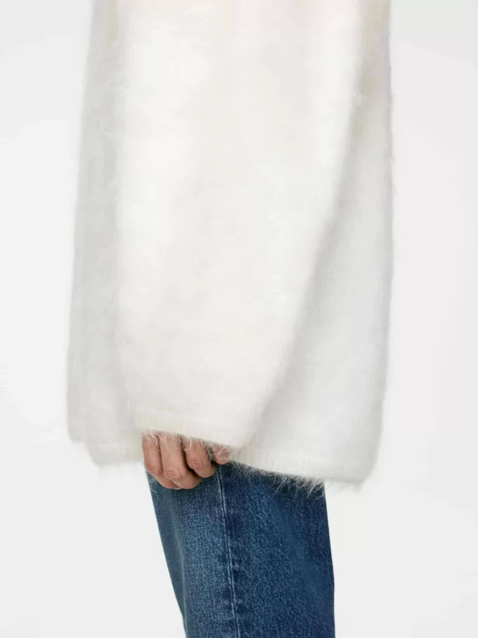 Pullover aus Mohair-Woll-Mischung