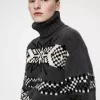 Pullover aus Woll-Alpaka-Jacquard