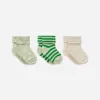 Rippsocken-Set mit 3 Paaren