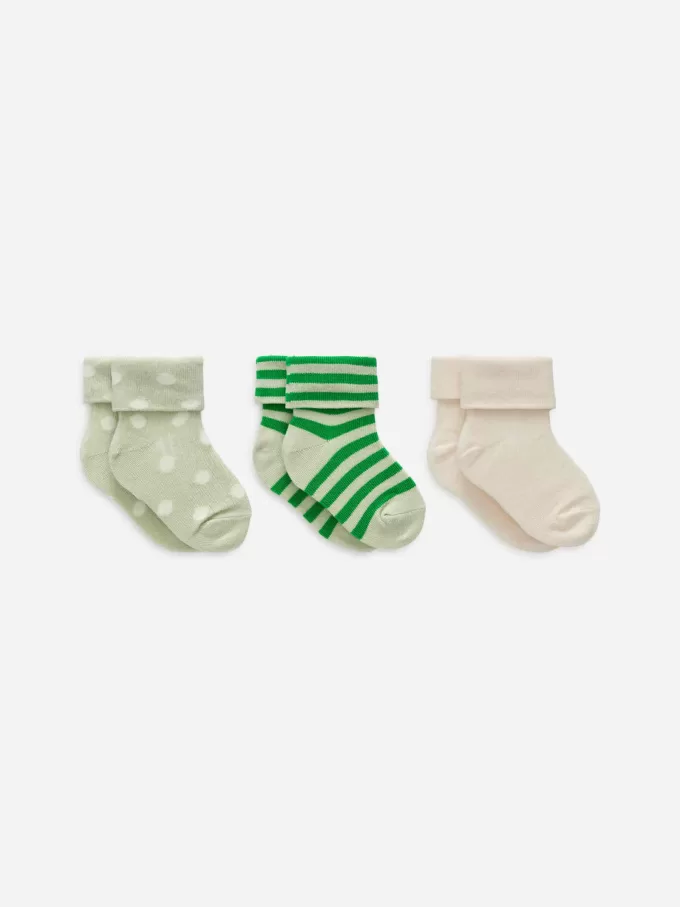 Rippsocken-Set mit 3 Paaren