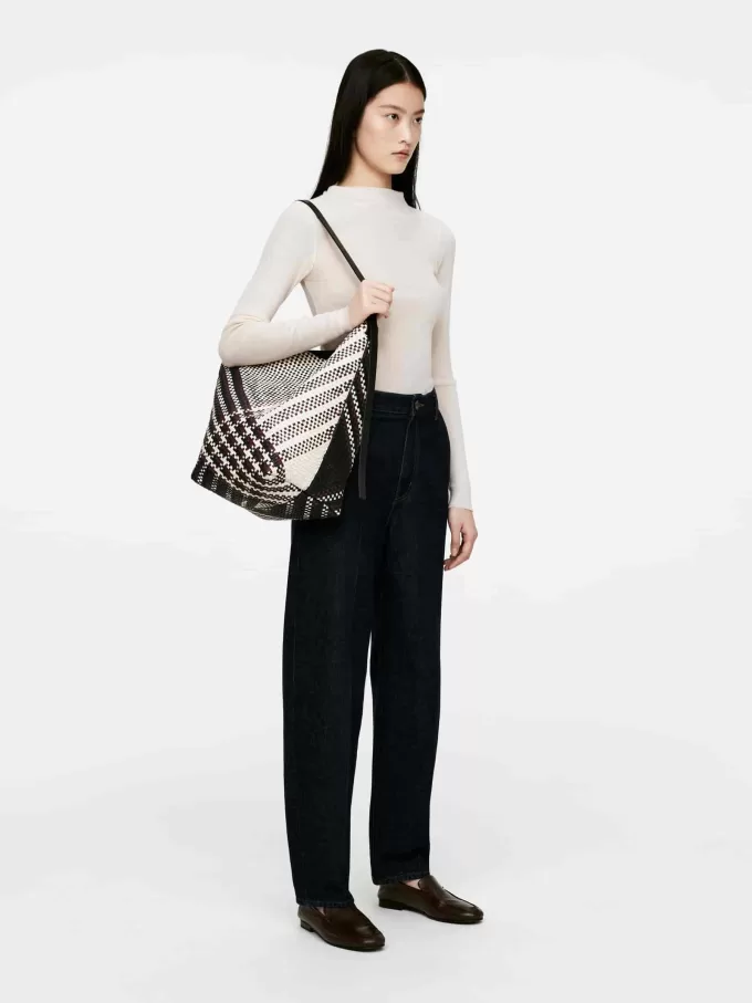 Rippstrick-Oberteil aus Wolle