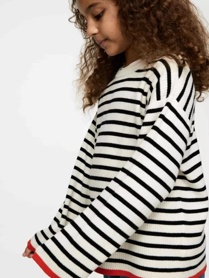 Rippstrickpullover aus Baumwolle