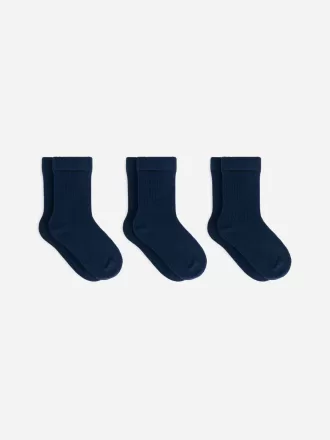 Rippstricksocken, 3 Paar