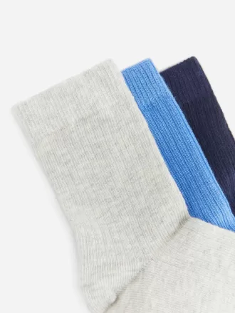 Rippstricksocken, 3 Paar