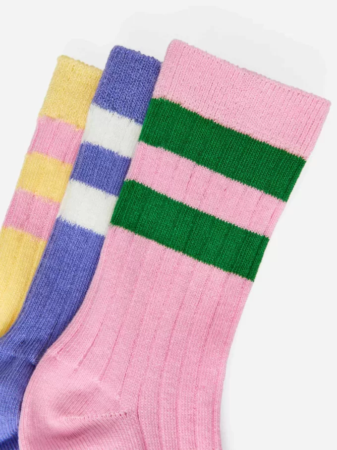 Rippstricksocken im 3er-Set