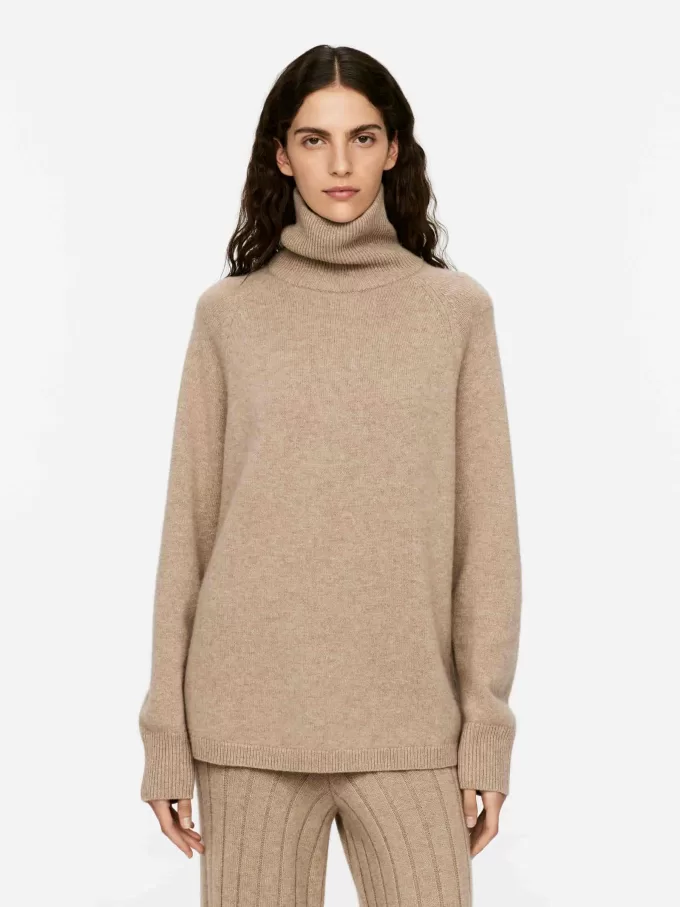 Rollkragenpullover aus Kaschmirwolle