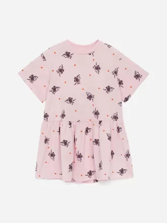 Rüschenkleid aus Jersey