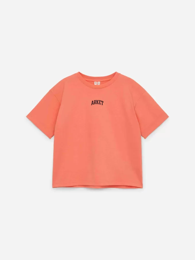 Schweres T-Shirt mit Print