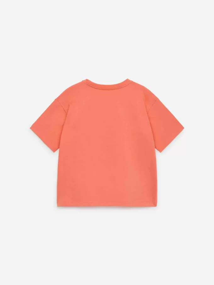 Schweres T-Shirt mit Print