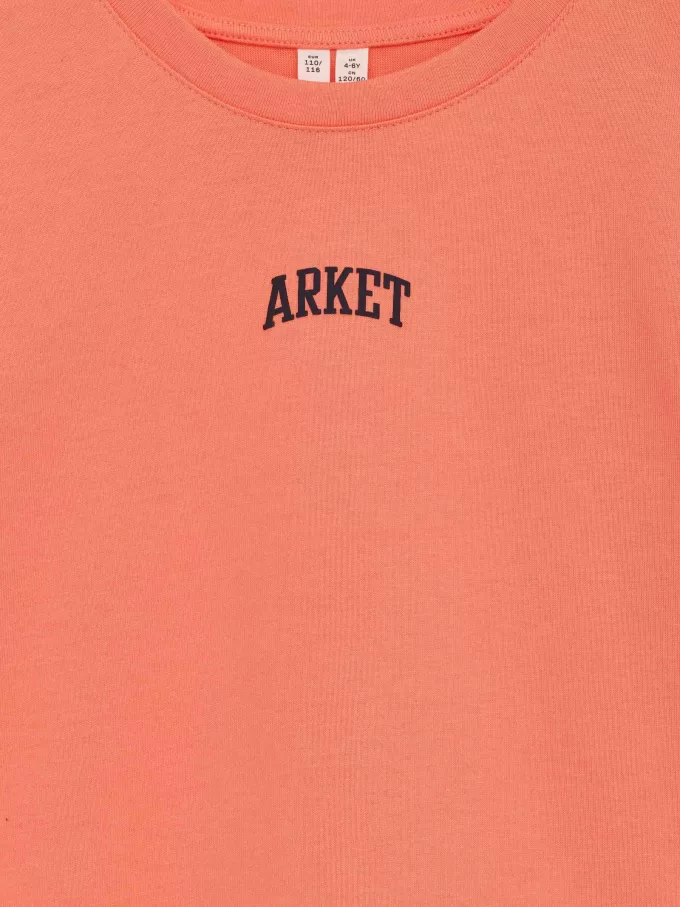 Schweres T-Shirt mit Print