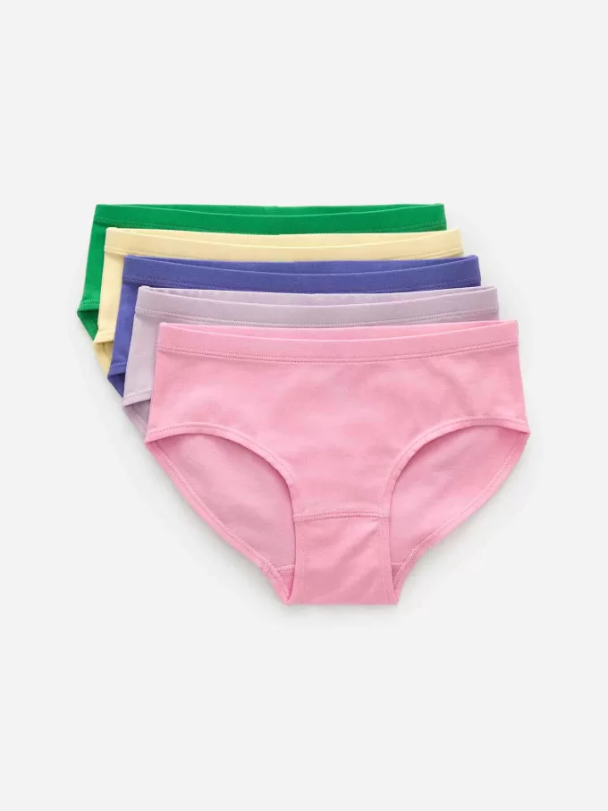 Slips aus Baumwolljersey im 5er-Set