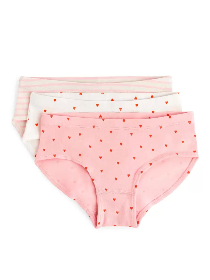 Slips aus Baumwolljersey im 5er-Set