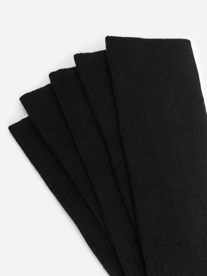 Socken aus Supima-Baumwollripp, 5 Paar Socken aus Supima-Baumwollripp, 5 Paar