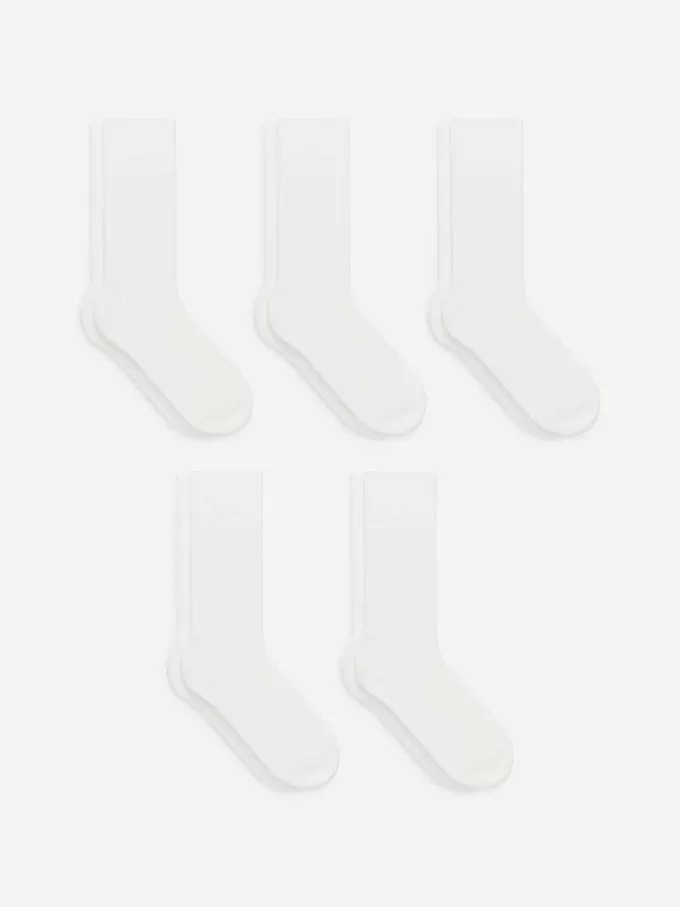 Socken aus Supima-Baumwollripp, 5 Paar Socken aus Supima-Baumwollripp, 5 Paar