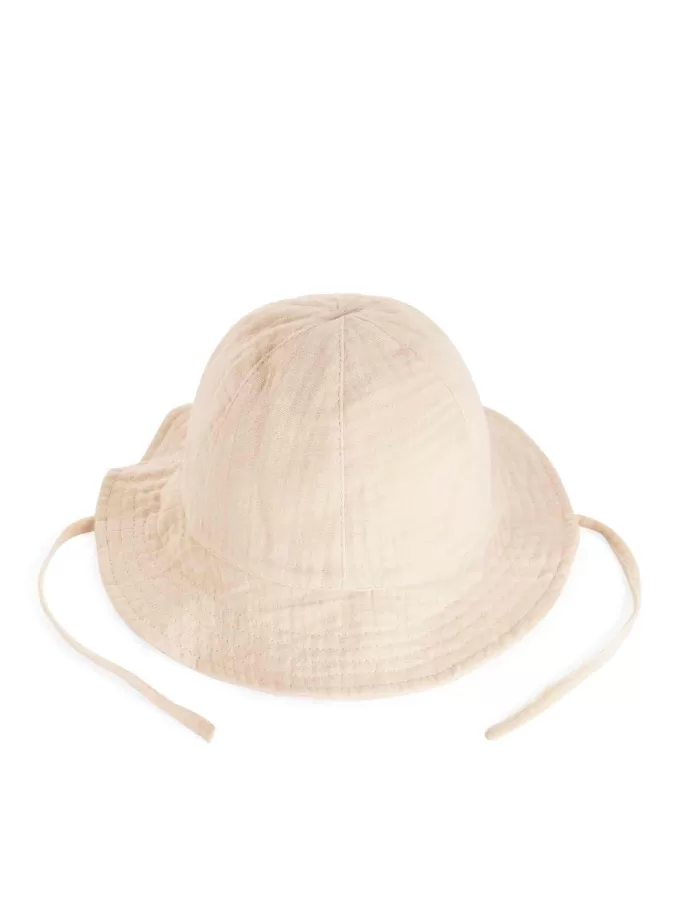 Sonnenhut aus Baumwollmusselin