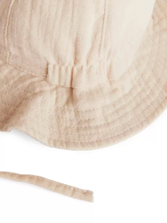 Sonnenhut aus Baumwollmusselin