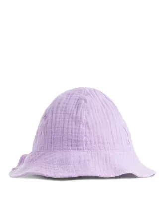 Sonnenhut aus Baumwollmusselin