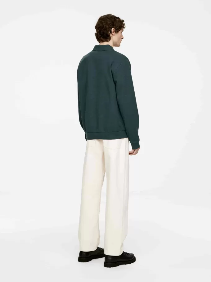 Strickjacke aus Baumwolljersey