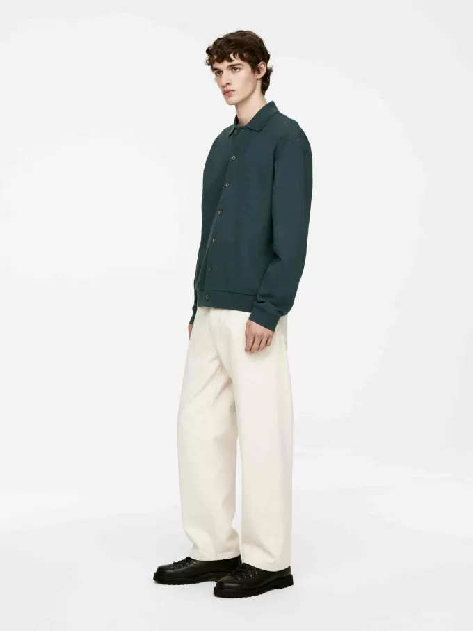 Strickjacke aus Baumwolljersey