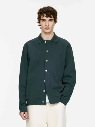 Strickjacke aus Baumwolljersey