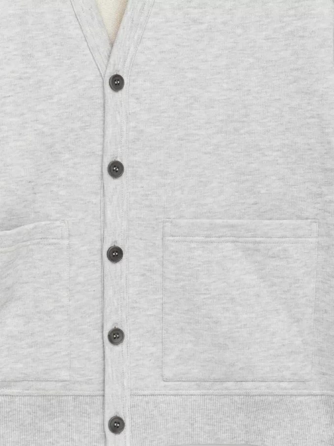 Strickjacke aus Baumwolljersey