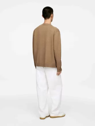 Strickjacke aus Wolle und Baumwolle