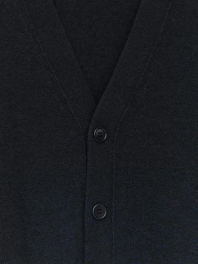 Strickjacke aus Wolle und Baumwolle Strickjacke aus Wolle und Baumwolle