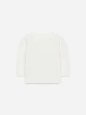 Strickjacke aus weicher Baumwolle für Neugeborene Strickjacke aus weicher Baumwolle für Neugeborene