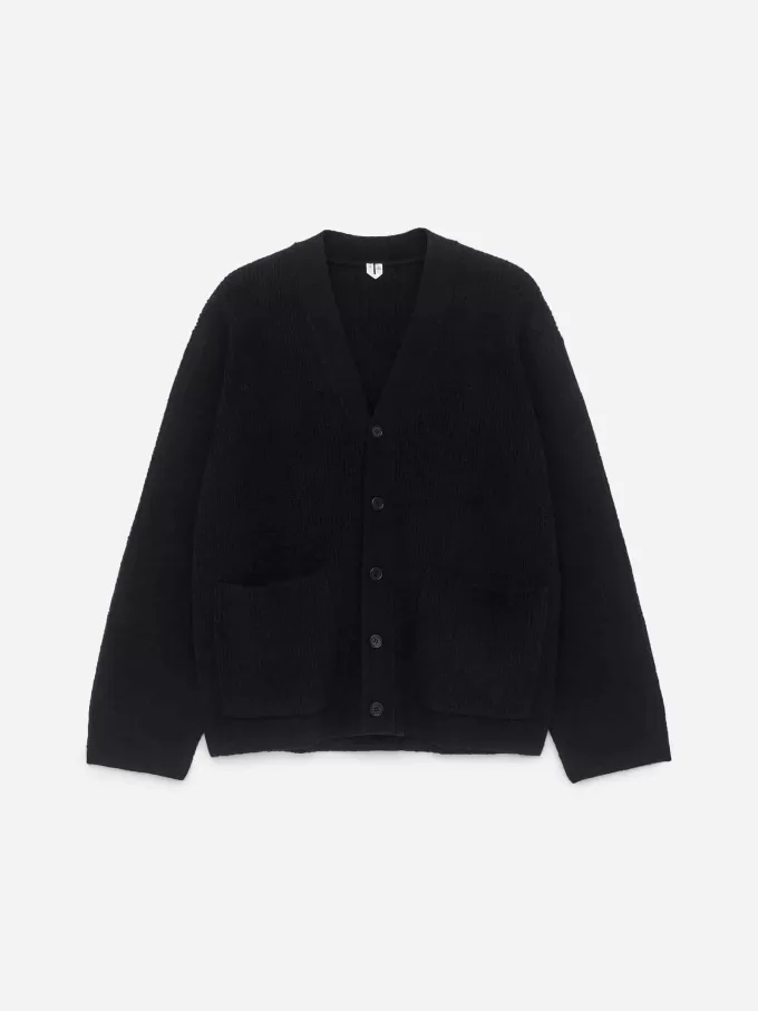 Strickjacke mit V-Ausschnitt