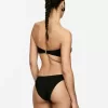Strukturierter Bikini-Slip mit hoher Taille