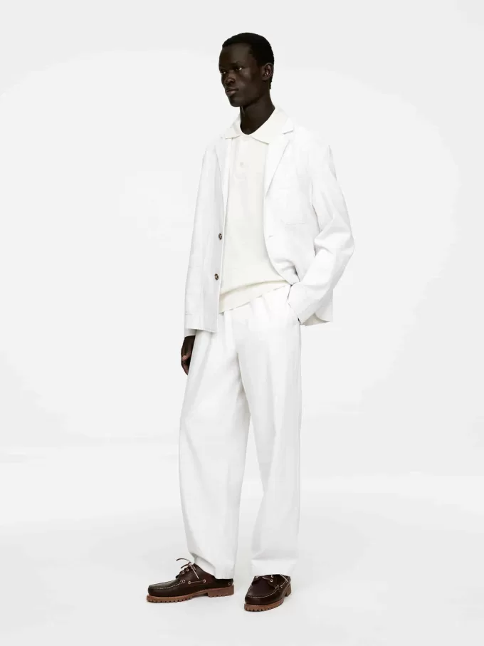 Strukturiertes Poloshirt