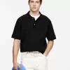 Strukturiertes Poloshirt