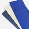 Supima-Baumwollrippsocken-Set mit 3 Paaren Supima-Baumwollrippsocken-Set mit 3 Paaren