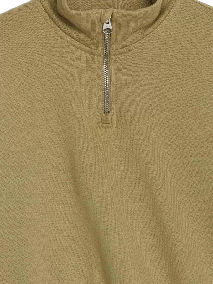 Sweatshirt mit halbem Reißverschluss Sweatshirt mit halbem Reißverschluss