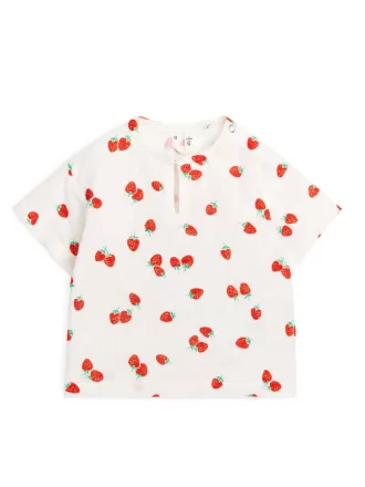 T-Shirt aus Baumwollmusselin