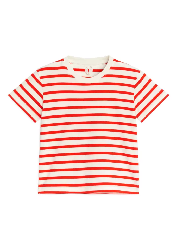 T-Shirt mit Rundhalsausschnitt im 2er-Set