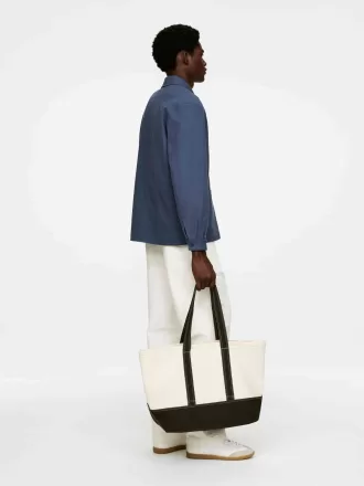 Überhemd aus Baumwolle/Leinen