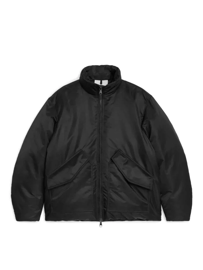 Upcycled Daunenfliegerjacke