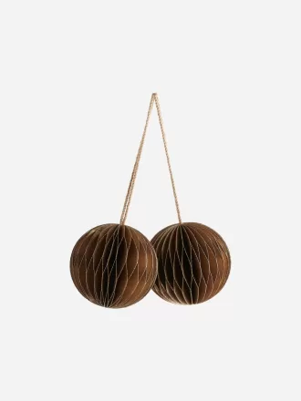 Wabenornamente im 2er-Set