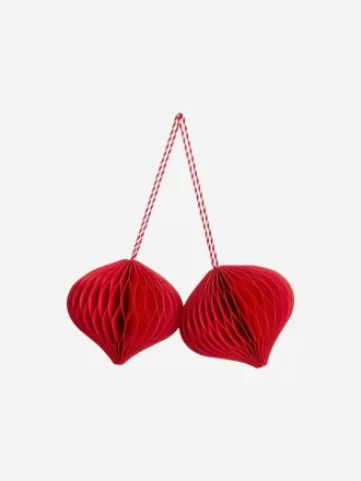 Wabenornamente im 2er-Set Wabenornamente im 2er-Set