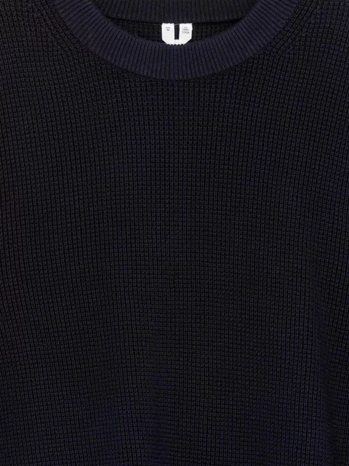 Waffelstrickpullover