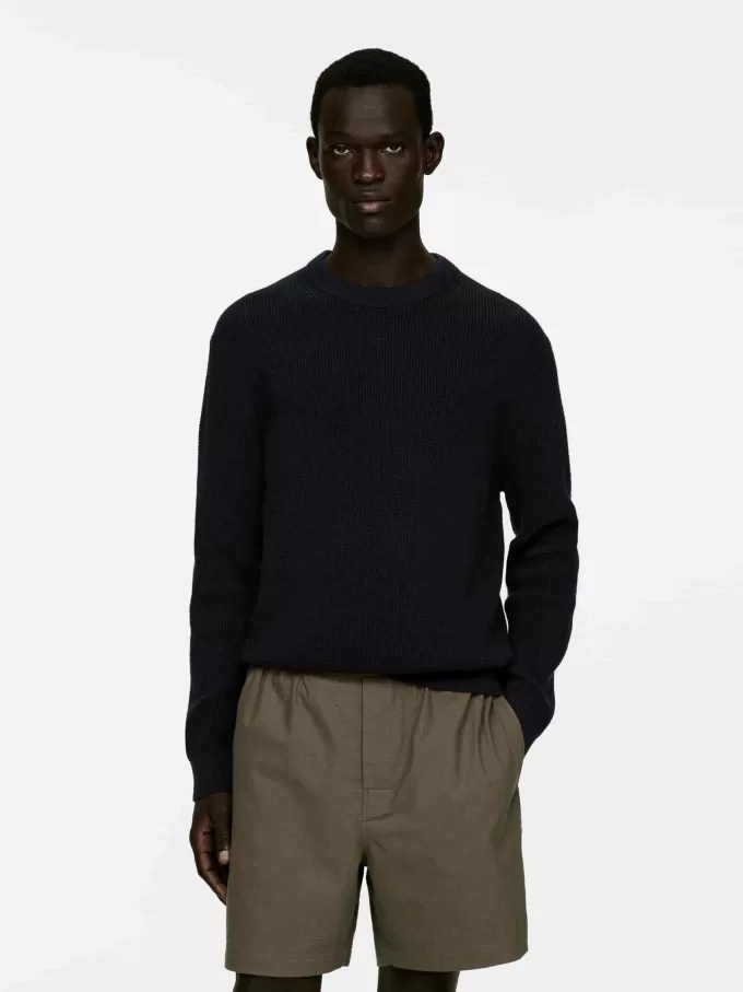 Waffelstrickpullover