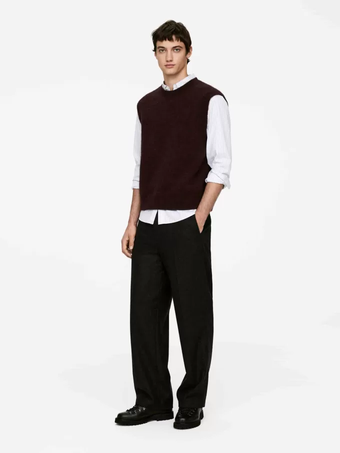 Weste aus Alpaka-Woll-Mischung Weste aus Alpaka-Woll-Mischung