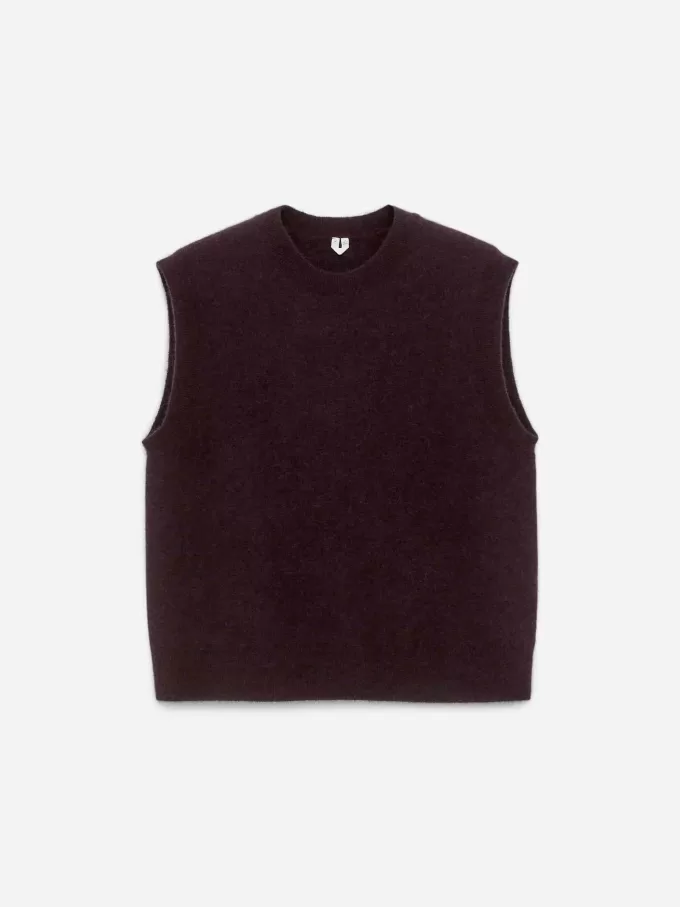 Weste aus Alpaka-Woll-Mischung Weste aus Alpaka-Woll-Mischung