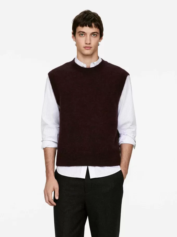 Weste aus Alpaka-Woll-Mischung Weste aus Alpaka-Woll-Mischung